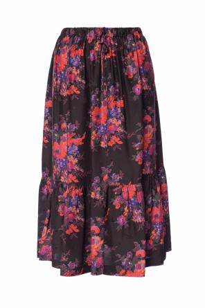 Patterned skirt with ruffle, zdjęcie 1 Patterned skirt with ruffle od McQ Alexander McQueen